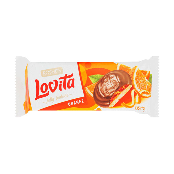 Cookies Lovita W/Orange Jelly – 4.76 oz (135gr)